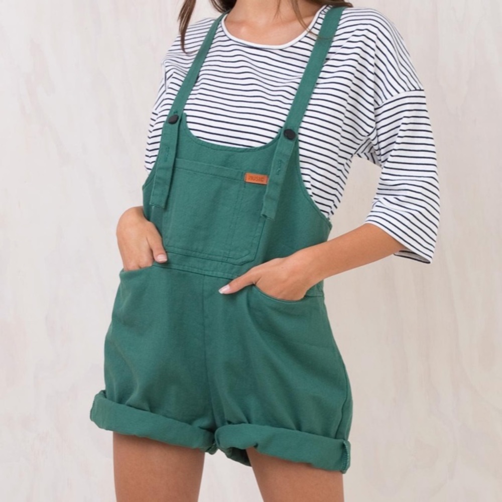 Princess Polly Sloan denim overalls